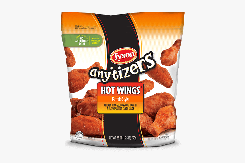 Tyson Any Tizers Buffalo Wings, HD Png Download - kindpng