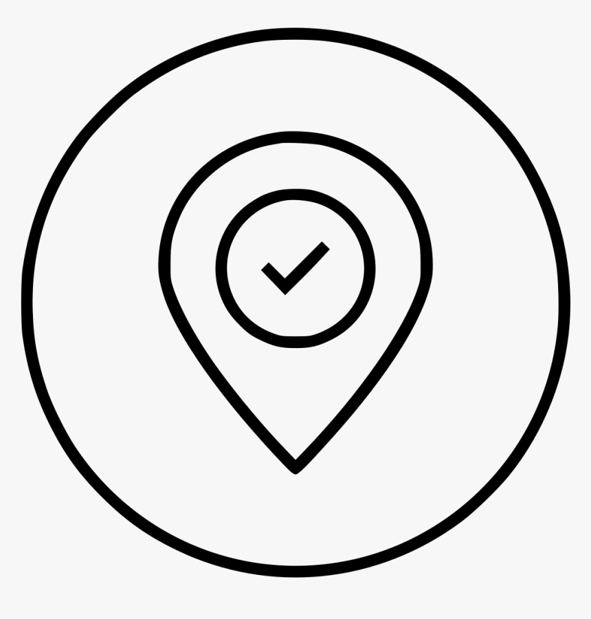 Location Pin Marker Destination Place Gps Hotel - Circle, HD Png Download, Free Download