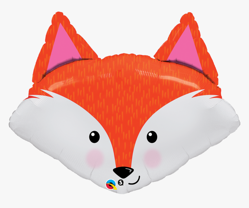 Fox Head Super Shape Foil Balloon - Foxy Birthday, HD Png Download, Free Download