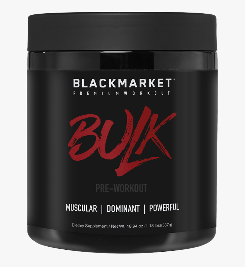 Black Market Bulk Pre Workout, HD Png Download, Free Download