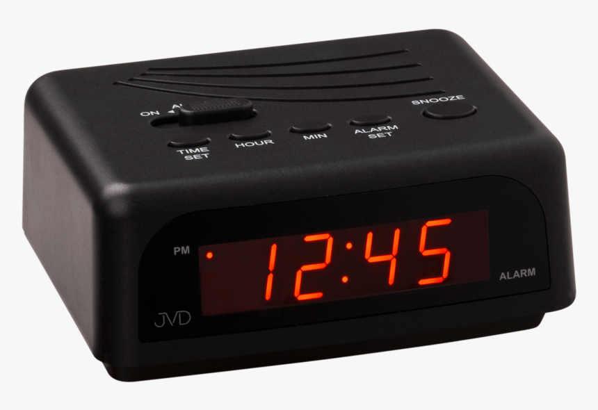 Digital Alarm Clock Png - Radio Clock, Transparent Png, Free Download