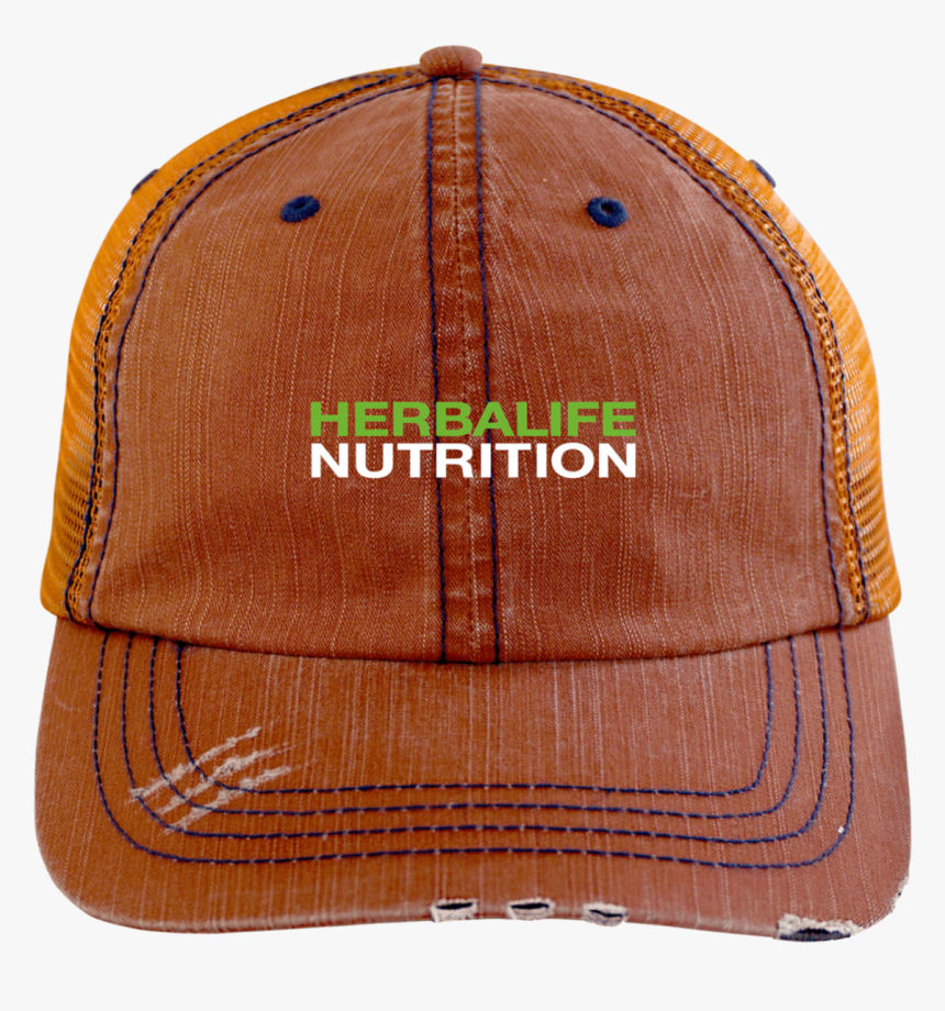 Herbalife Nutrition 6990 Distressed Unstructured Trucker - Trucker Hat, HD Png Download, Free Download