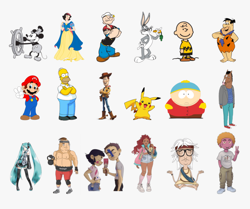 Animated Characters, HD Png Download, Free Download