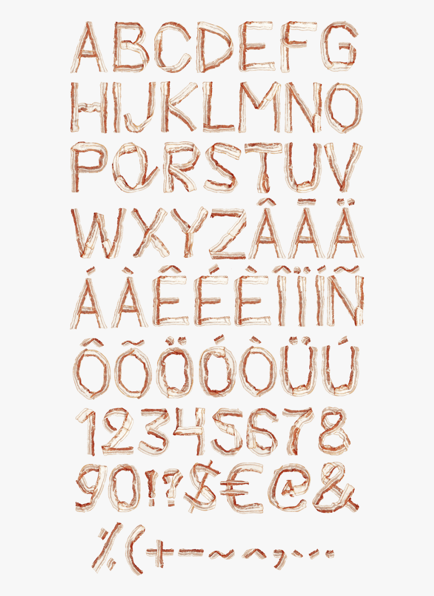 Transparent Bacon Png - Calligraphy, Png Download, Free Download