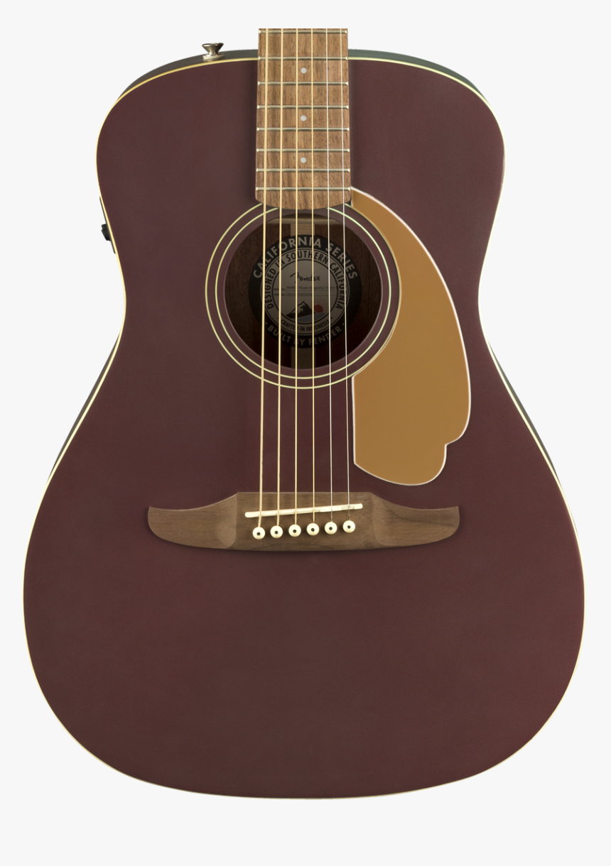 Fender Malibu Player Burgundy Satin, HD Png Download, Free Download