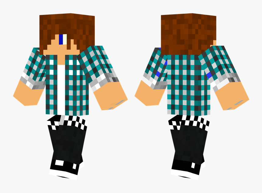 Transparent Teenager Png Minecraft Skin Striped Shirt Png Download Kindpng - download roblox shirted girl minecraft skin for free