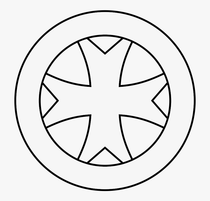 Coa Illustration Cross Maltese In A Ring - Illustration, HD Png Download, Free Download