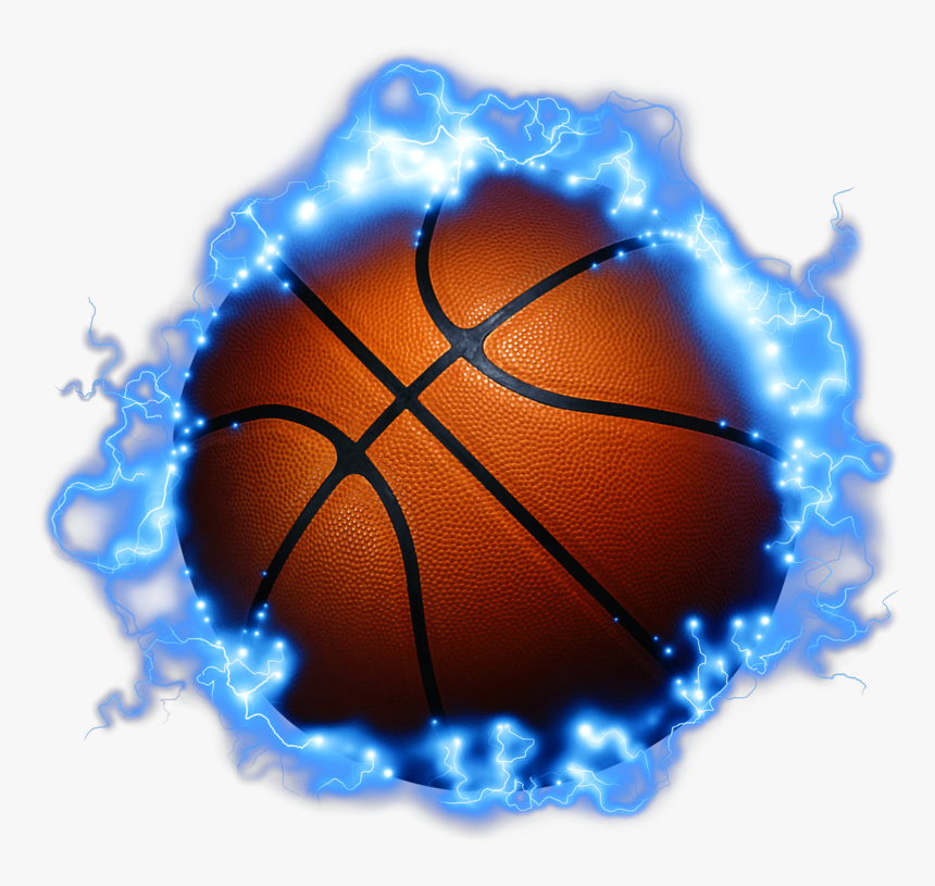 Basket Ball Lightning, HD Png Download - kindpng