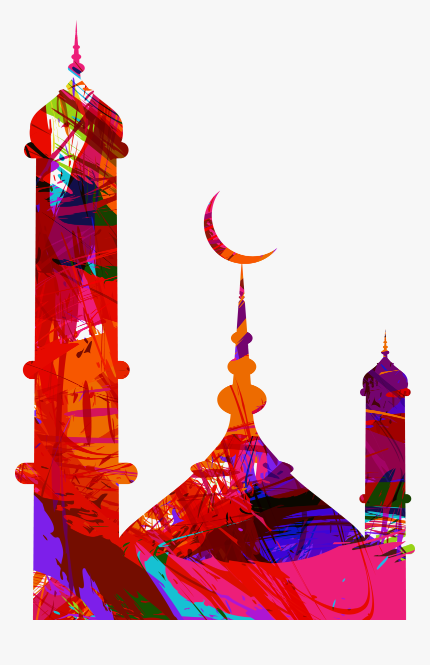 Colorful Eid Mubarak Png, Transparent Png, Free Download