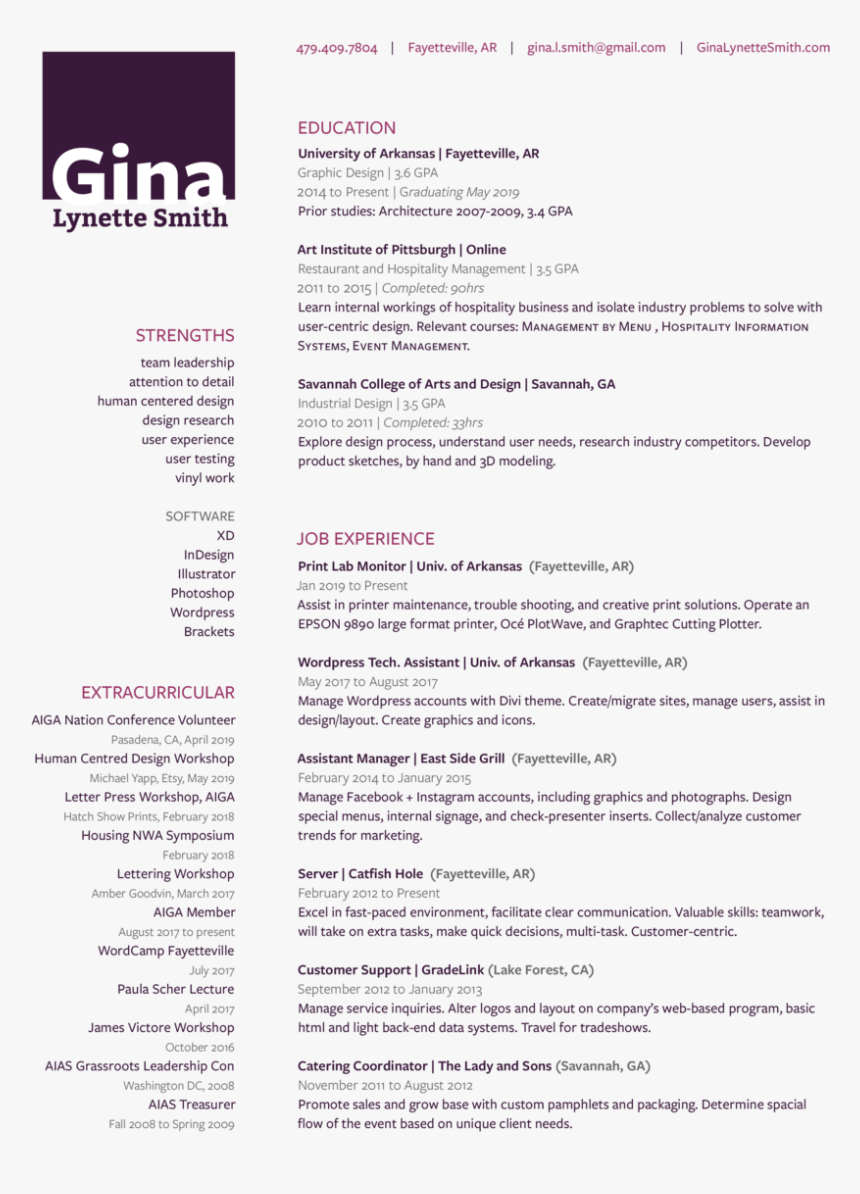 Gina Smith-resume - 4 - 19 - 19 - Friends Of The Library Fundraising Letters, HD Png Download, Free Download