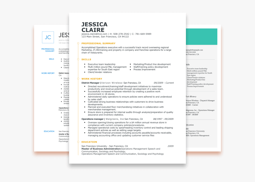 Resume Formats To Land The Job You Want - Make A Resume, HD Png Download, Free Download