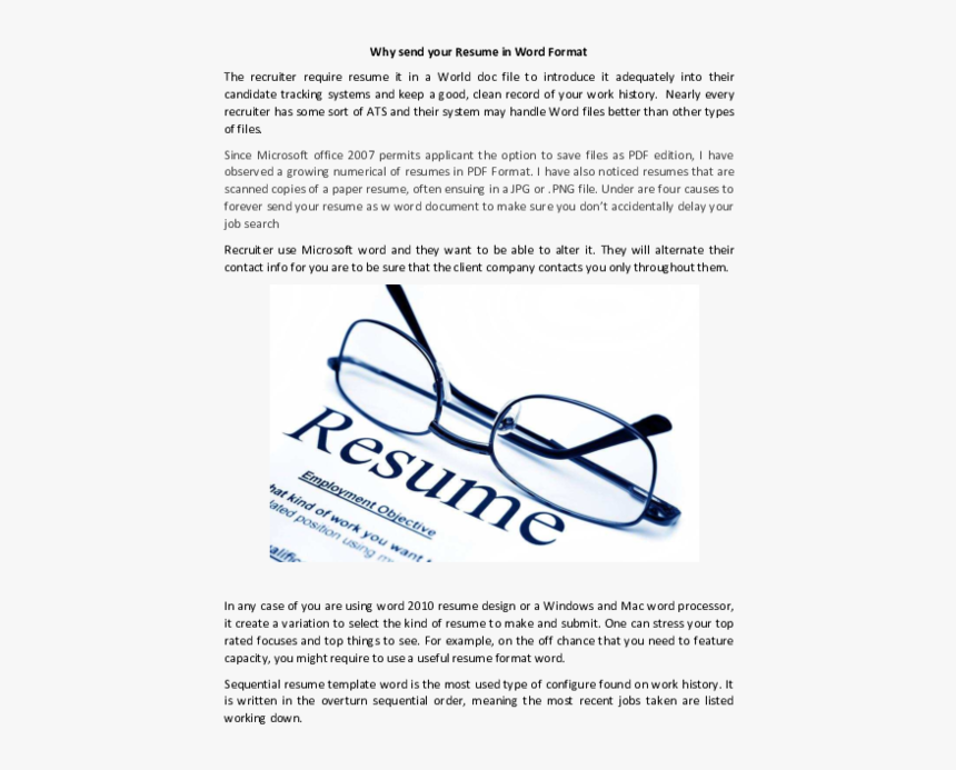 Résumé, HD Png Download, Free Download