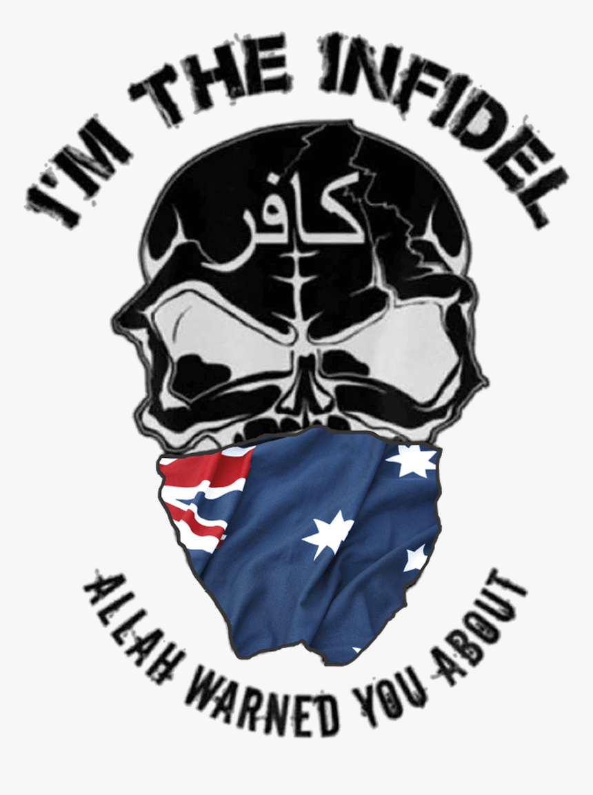 I"m The Infidel Allah Warned You About T-shirt - Flag, HD Png Download, Free Download