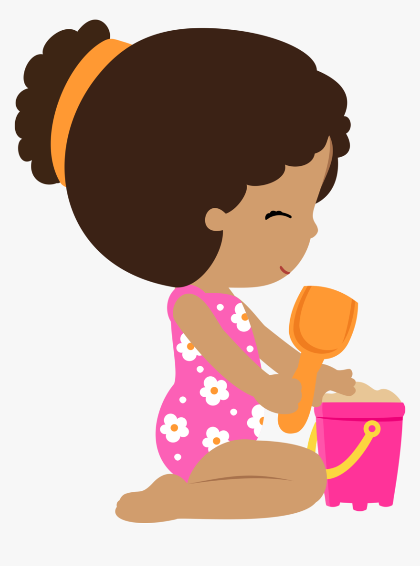 Menina Na Praia Png, Transparent Png - kindpng