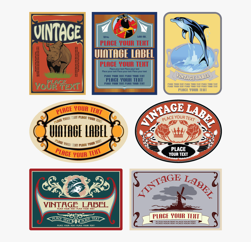 Transparent Vintage Label Png - Vintage Label, Png Download, Free Download