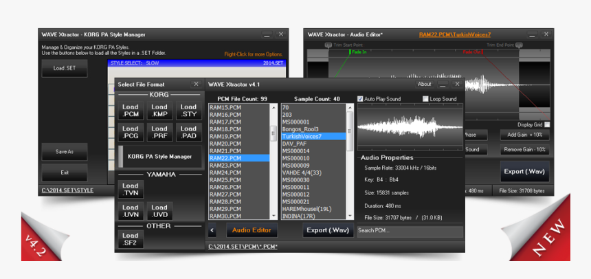 Korg Pa Set Editor, HD Png Download, Free Download