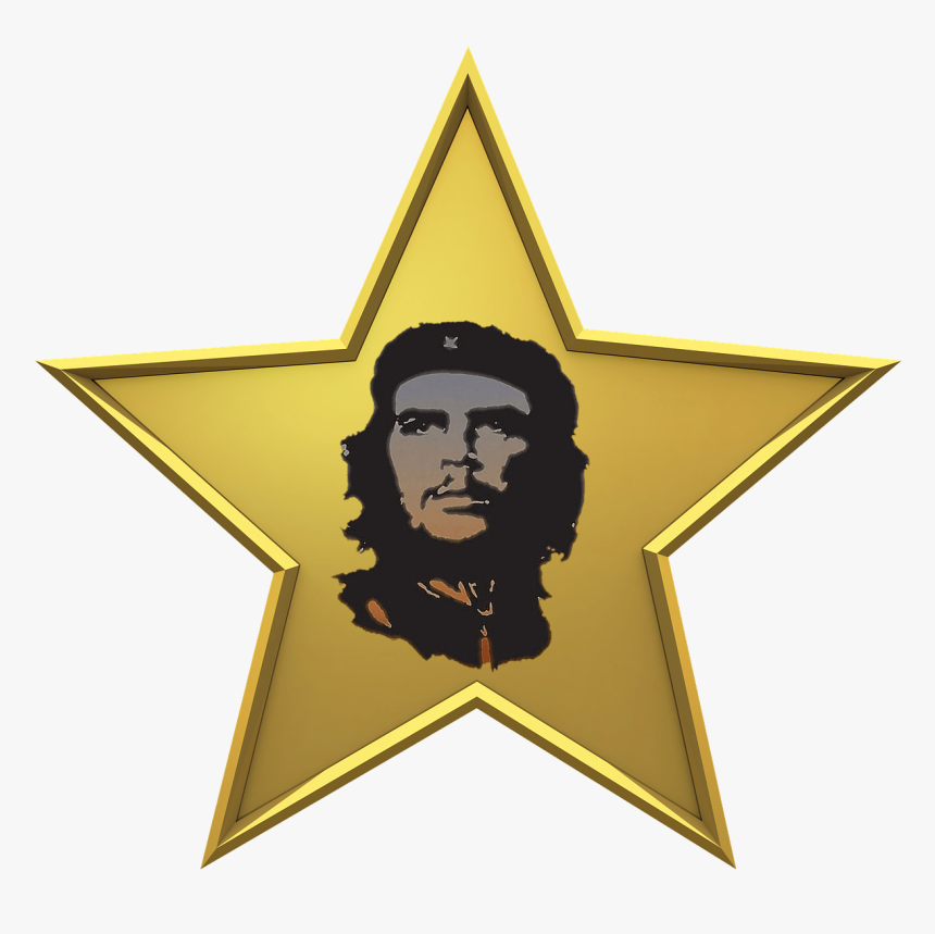 Star Che Guevara - Transparent Background Star Gold Png, Png Download, Free Download