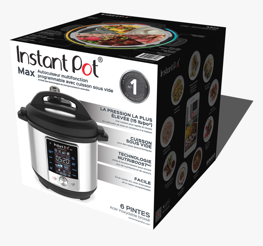 Instant Pot Max 6 Quart 3d Cube - Barbecue Grill, HD Png Download, Free Download