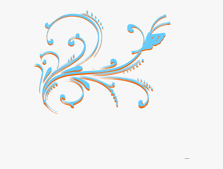 Swirl Butterfly Svg Clip Arts, HD Png Download, Free Download