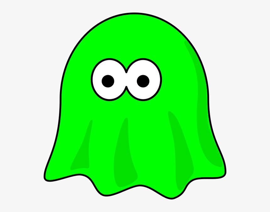 Green Ghost Clipart, HD Png Download, Free Download