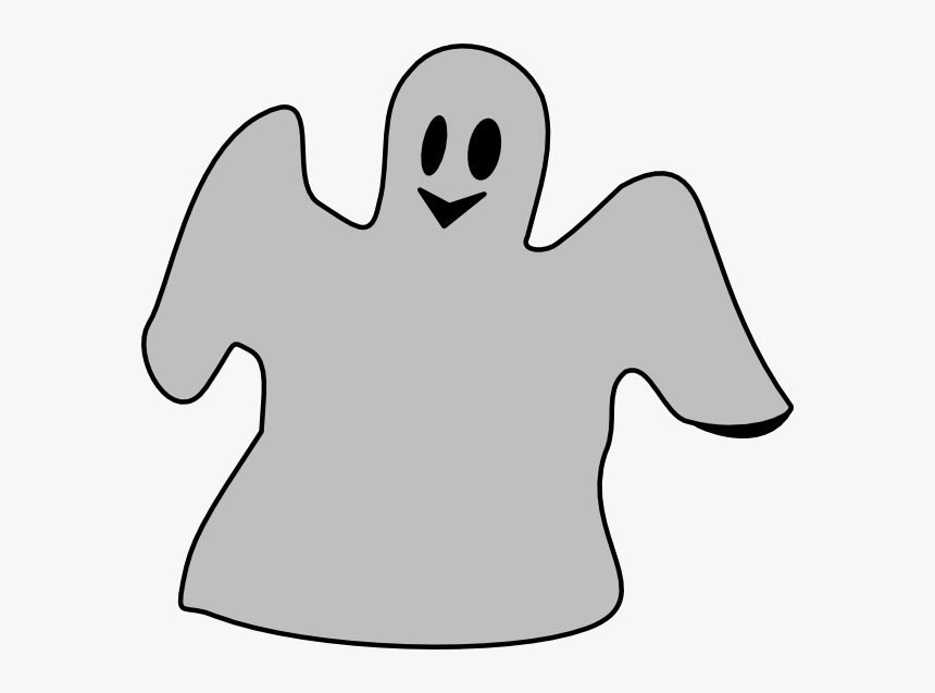 Transparent Ghost Clipart Black And White, HD Png Download - kindpng