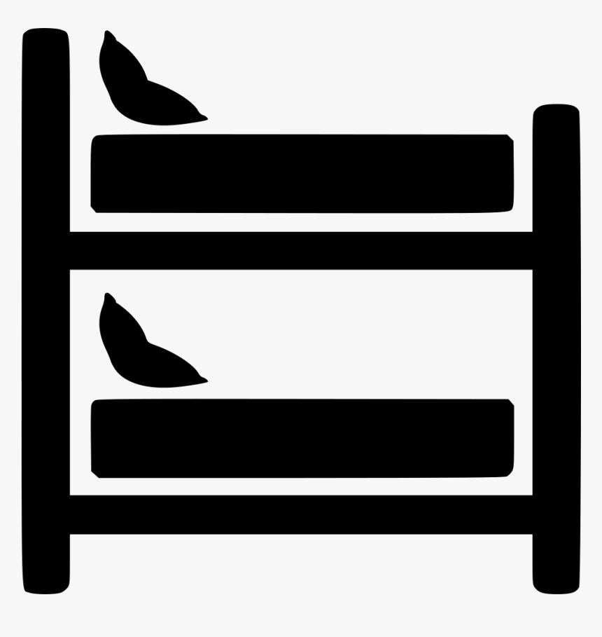 Clipart Bed Svg - Free Bunk Bed Icon, HD Png Download, Free Download