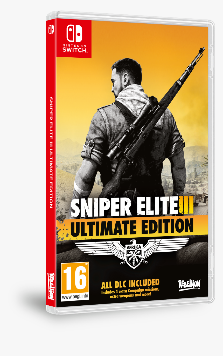 Movie - Sniper Elite 3 Ultimate Edition Switch, HD Png Download - kindpng