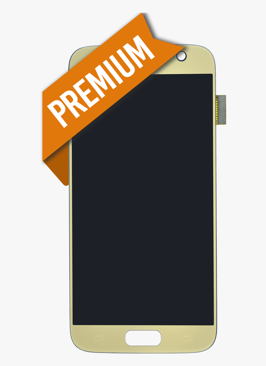 Samsung Galaxy S7 Gold Lcd Screen And Digitizer - Smartphone, HD Png Download, Free Download