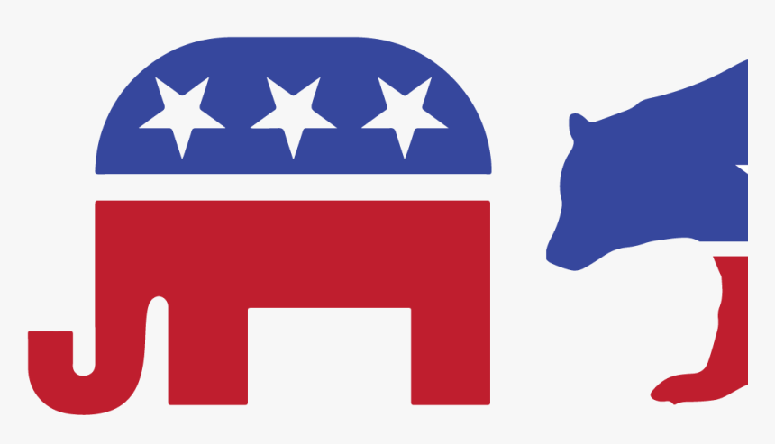 Democrats, Republicans And Bears, Oh My - Republican Party Logo, HD Png Download, Free Download