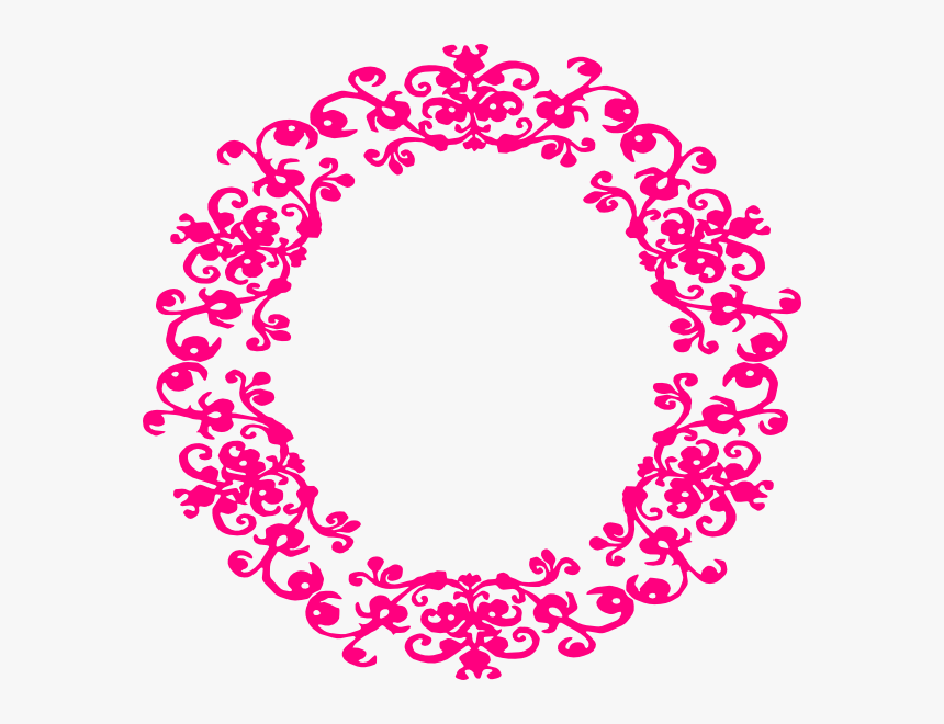 vintage clip art borders pink