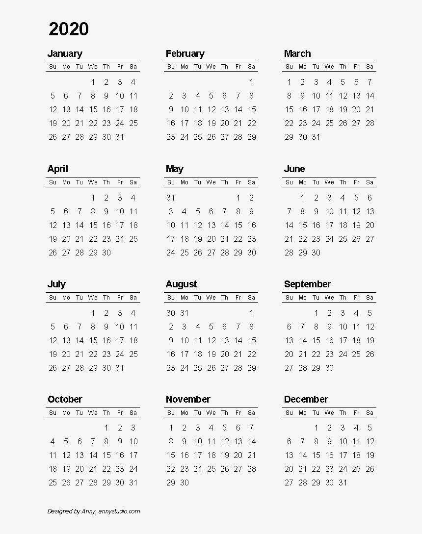 2020 Calendar Png Clipart - Four Seasons Hotel Moscow, Transparent Png ...