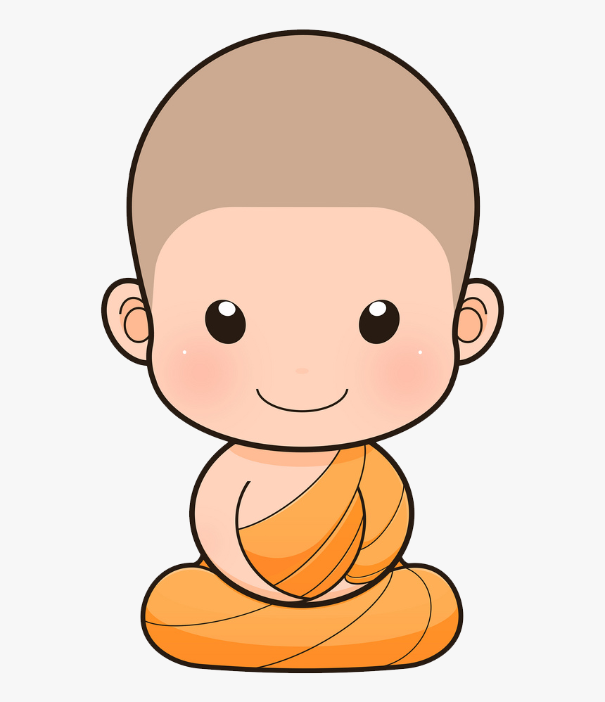 Monk Cartoon Png - Cartoon Monk, Transparent Png, Free Download