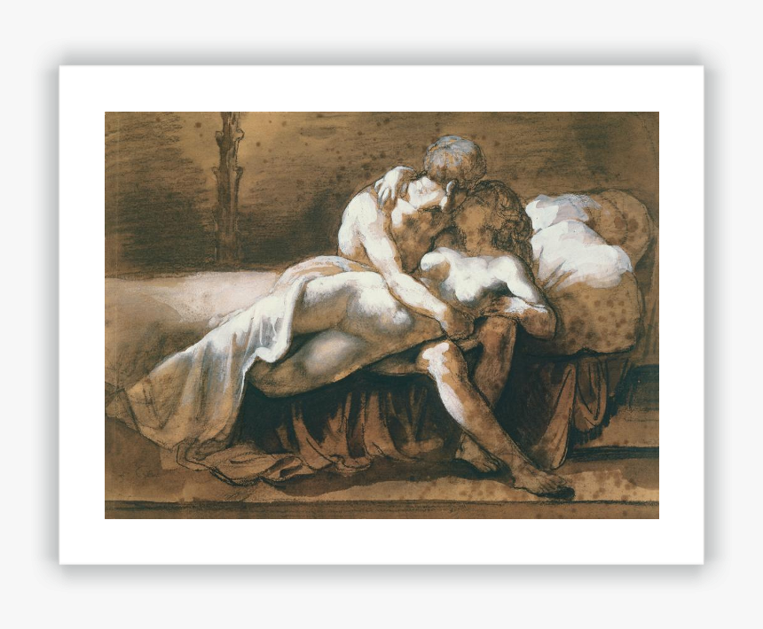 Theodore Gericault The Kiss, HD Png Download, Free Download