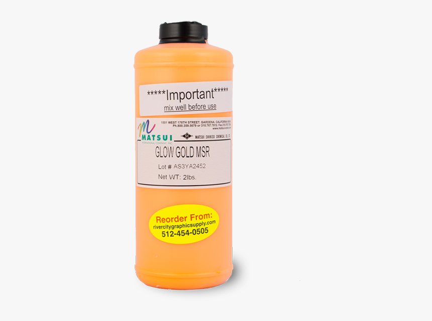 Matsui Glow Gold Msr Pigment - Bottle, HD Png Download, Free Download