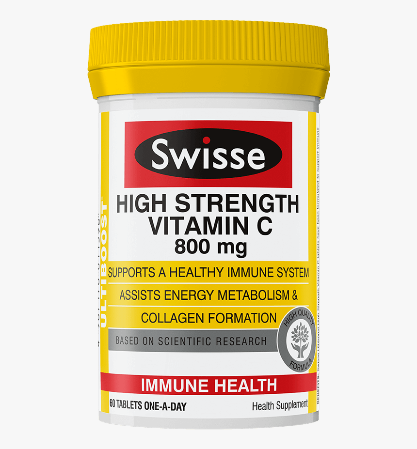 Swisse Men"s 50 Ultivite Multivitamin - Swisse Vitamin C Manuka Honey, HD Png Download, Free Download