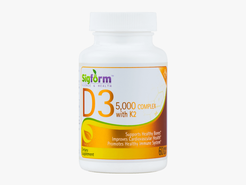 Vitamin D3 5000 Iu Complex With K2 Stimulant Hd Png