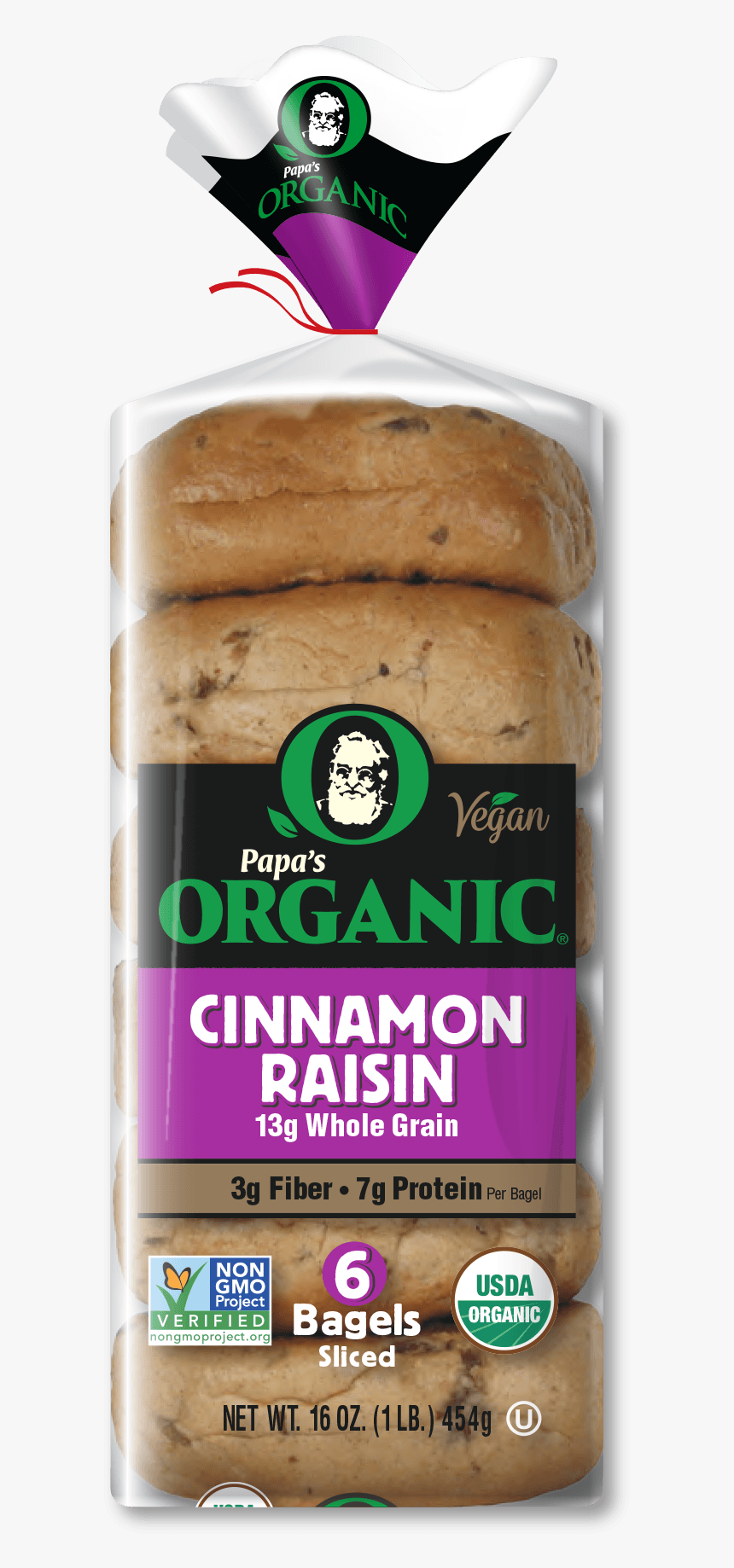 Papa’s Cinnamon Raisin Bagels - Bubbas Cinnamon Raisin Bagel, HD Png Download, Free Download