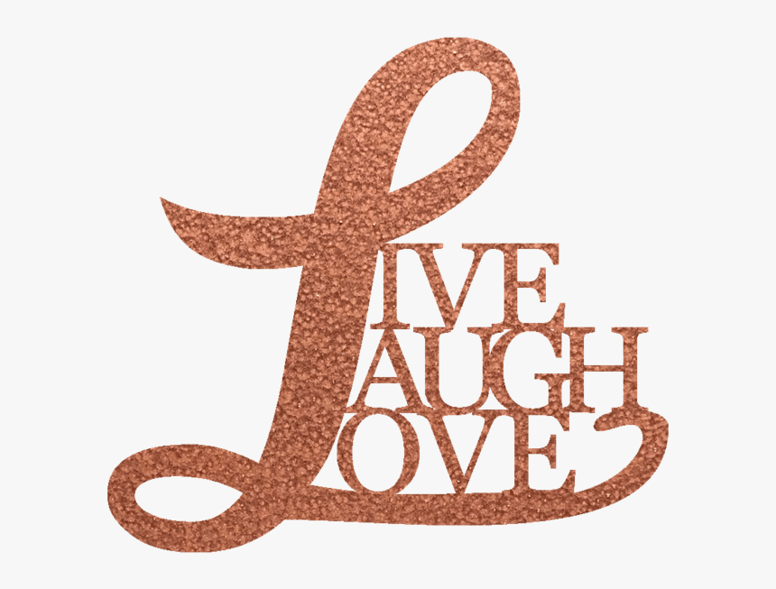 Live Laugh Love Metal Wall Sign - Illustration, HD Png Download, Free Download