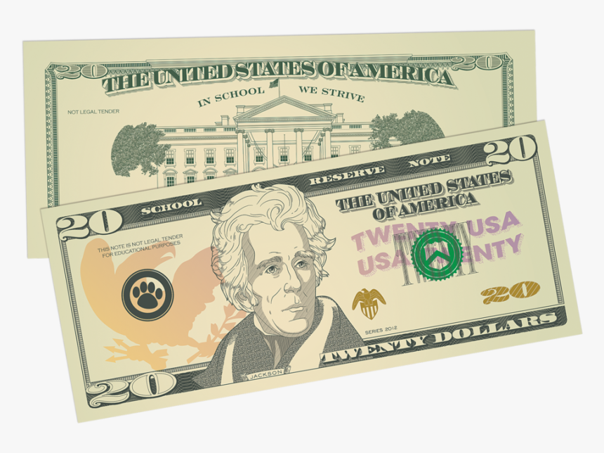 20 Dollar Bill, HD Png Download, Free Download