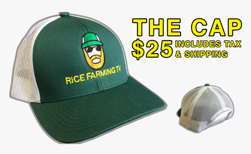 Rice Farming Tv Cap - Baseball Cap, HD Png Download, Free Download