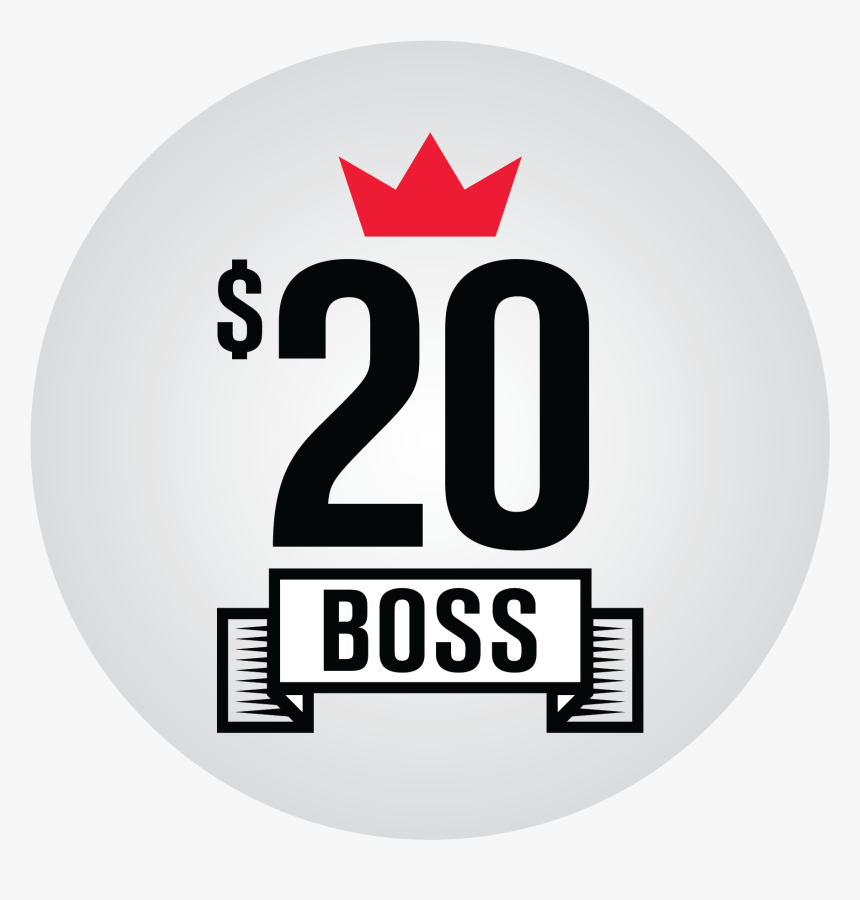 $20 Boss Logo - 20 Dollar Boss Logo, HD Png Download, Free Download