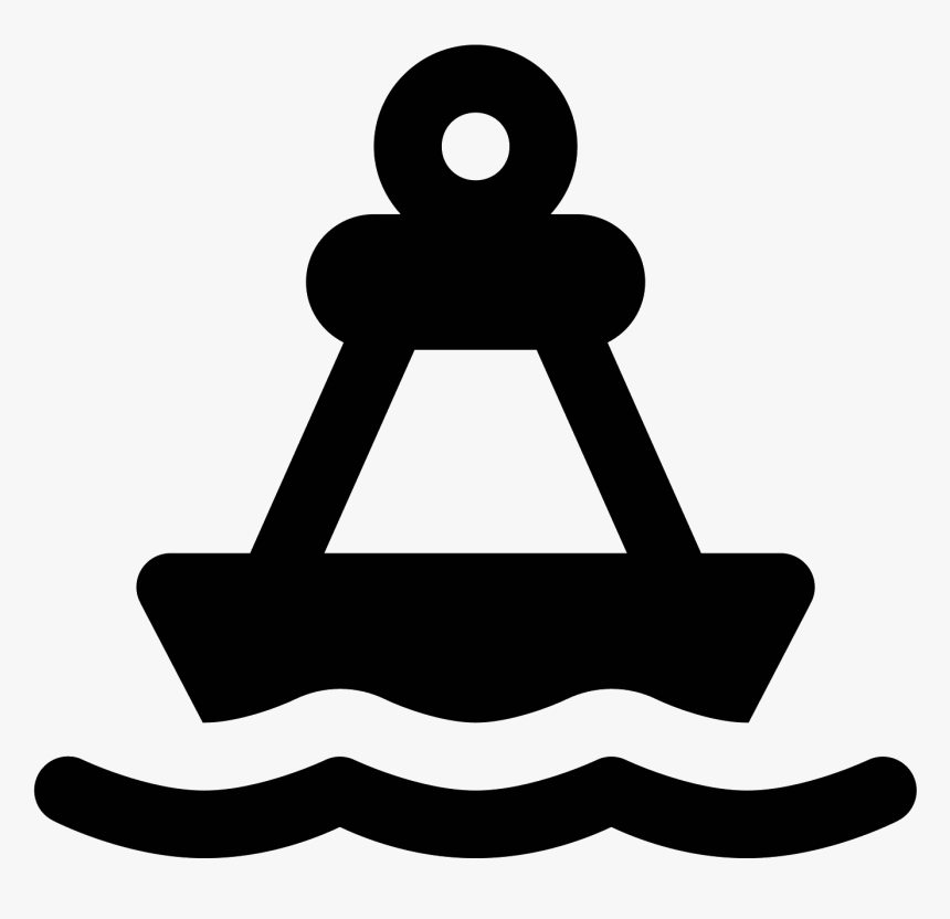 There Are Two Squiggly Lines - Buoy Icon, HD Png Download, Free Download