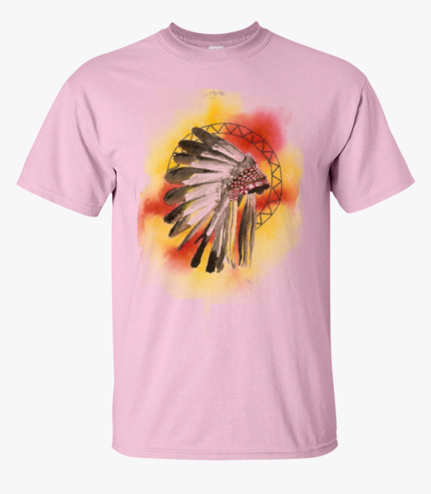 Watercolor Native American Headdress T Shirt Gildan - Stay High T Shirt, HD Png Download, Free Download