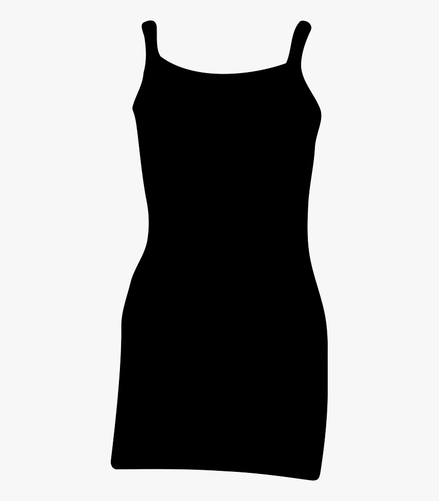 Formal Dress Silhouette Clip Art - Dress Silhouette Png, Transparent Png, Free Download