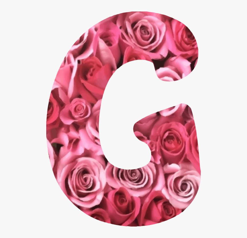 Pink,flower,garden Roses - Flower Alphabet Letter W, HD Png Download ...