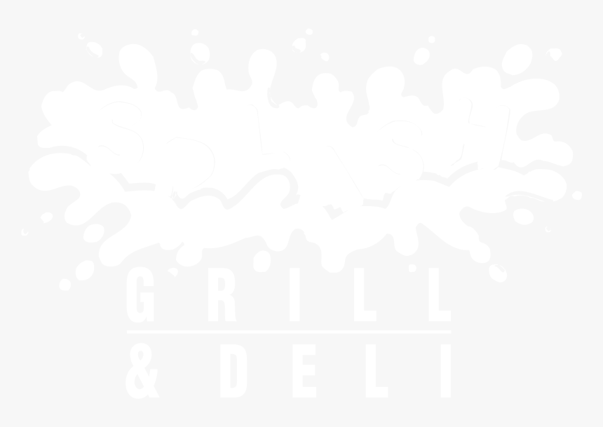 Splash Grill & Deli Logo Black And White - Illustration, HD Png Download, Free Download