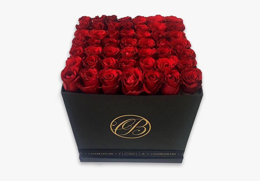 Caja Cuadrada De Rosas Rojas - Garden Roses, HD Png Download, Free Download