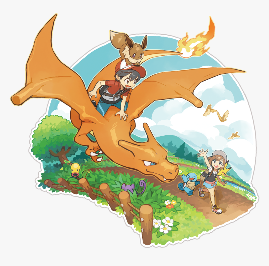 Pokemon Let's Go Charizard, HD Png Download, Free Download
