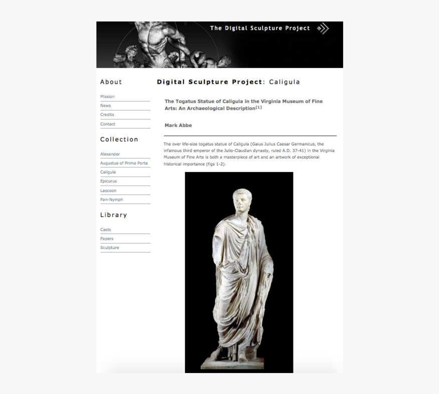 Caligula Statue, HD Png Download, Free Download