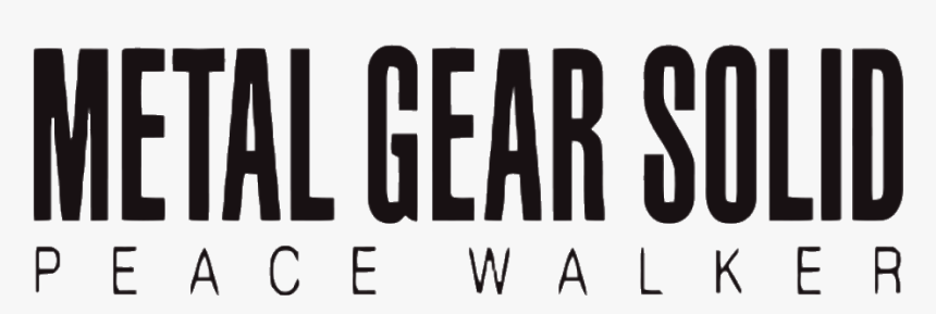 Metal Gear Solid Peace Walker Logo, HD Png Download, Free Download